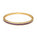 14.25 Ctw Amethyst Zircon Flex Bangle in Brass Yellow Gold