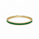 7.13 Ctw Green Zircon Flex Bangle in Brass Yellow Gold