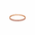12.86 Ctw Pink Zircon Flex Bangle in Brass Rose Gold