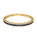 25.30 Ctw Tanzanite Zircon Flex Bangle in Brass Yellow Gold