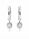 1.10 DEW Moissanite Earring in 925 Platinum Plated
