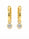 2.20 DEW Moissanite Earring in 925 Yellow Gold Plated