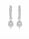 1.10 DEW Moissanite Earring in 925 Platinum Plated