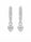 2.20 DEW Moissanite Earring in 925 Platinum Plated