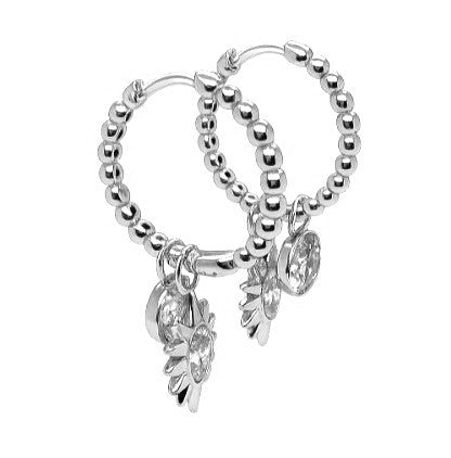 3.90 DEW Moissanite Earring in 925 Platinum Plated