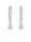 1.70 DEW Moissanite Earring in 925 Platinum Plated