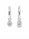 1.40 DEW Moissanite Earring in 925 Platinum Plated