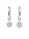 1.20 DEW Moissanite Earring in 925 Platinum Plated