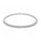 2.50 Ctw Lab Grown Diamond Flex Bangle in 925 Platinum Plated