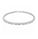 1.21 Ctw Lab Grown Diamond Flex Bangle in 925 Platinum Plated