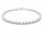 1.34 Ctw Lab Grown Diamond Flex Bangle in 925 Platinum Plated