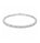 1.89 Ctw Lab Grown Diamond Flex Bangle in 925 Platinum Plated