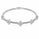 1.98 Ctw Lab Grown Diamond Flex Bangle in 925 Platinum Plated