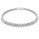 1.77 Ctw Lab Grown Diamond Flex Bangle in 925 Platinum Plated