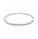 1.10 Ctw Lab Grown Diamond Flex Bangle in 925 Platinum Plated