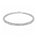 2.45 Ctw Lab Grown Diamond Flex Bangle in 925 Platinum Plated