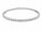 1.32 Ctw Lab Grown Diamond Flex Bangle in 925 Platinum Plated