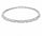 1.21 Ctw Lab Grown Diamond Flex Bangle in 925 Platinum Plated