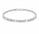 1.59 Ctw Lab Grown Diamond Flex Bangle in 925 Platinum Plated