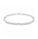 1.10 Ctw Lab Grown Diamond Flex Bangle in 925 Platinum Plated
