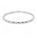 2.00 Ctw Lab Grown Diamond Flex Bangle in 925 Platinum Plated