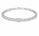 2.78 Ctw Lab Grown Diamond Flex Bangle in 925 Platinum Plated