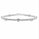 1.69 Ctw Lab Grown Diamond Flex Bangle in 925 Platinum Plated