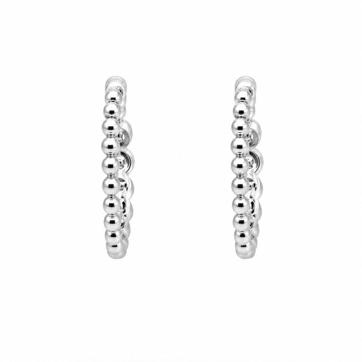 0.60 Ctw Lab Grown Diamond Hoop Earringin 925 Platinum Plated