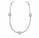2.51 Ctw Lab Grown Diamond Flex Necklace in 925 Platinum Plated