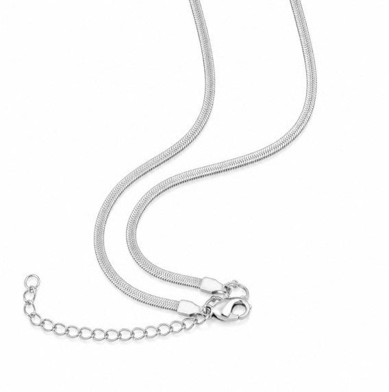 2.51 Ctw Lab Grown Diamond Flex Necklace in 925 Platinum Plated