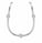 1.25 Ctw Lab Grown Diamond Flex Necklace in 925 Platinum Plated
