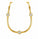 1.25 Ctw Lab Grown Diamond Flex Necklace in 925 Yellow Gold Plated