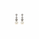 Pearl and  0.28 Ctw Lab Grown Diamond Earring in 925 Platinum Plated