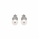 Pearl and  0.13 Ctw Lab Grown Diamond Earring in 925 Platinum Plated