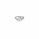 Pearl and  0.18 Ctw Lab Grown Diamond Ring in 925 Platinum Plated