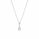 Pearl and  0.55 Ctw Lab Grown Diamond Pendant in 925 Platinum Plated