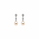 Pearl and  0.15 Ctw Lab Grown Diamond Earring in 925 Platinum Plated