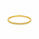 5.50 Ctw White Zircon Flex Bangle in Brass Yellow Gold