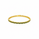 5.50 Ctw Green Zircon Flex Bangle in Brass Yellow Gold