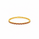 8.30 Ctw Red Zircon Flex Bangle in Brass Yellow Gold