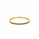 8.30 Ctw Blue Zircon Flex Bangle in Brass Yellow Gold