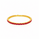 8.03 Ctw Red Zircon Flex Bangle in Brass Yellow Gold