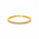 9.25 Ctw White Zircon Flex Bangle in Brass Yellow Gold