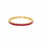9.25 Ctw Red Zircon Flex Bangle in Brass Yellow Gold