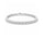 3.50 Ctw Lab Grown Diamond Flex Bangle in 925 Platinum Plated