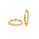 1.50 Ctw Lab Grown Diamond Earring in 925 Yellow Gold Plated