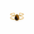 28.60 Ctw Tiger Eye Bangle in Brass