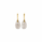 28.20 Ctw Smoky Quartz Earring in Brass