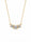 1.05 Ctw Lab Grown Diamond Necklace in 925 Yellow Gold Plated