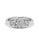 0.73 DEW Round White Moissanite Ring in 14K White Gold